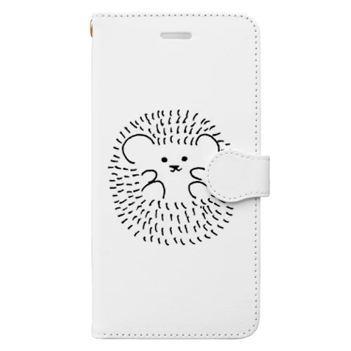 ゆるふわハリネズミ Book-Style Smartphone Case