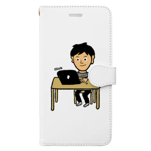 在宅勤務 Book-Style Smartphone Case