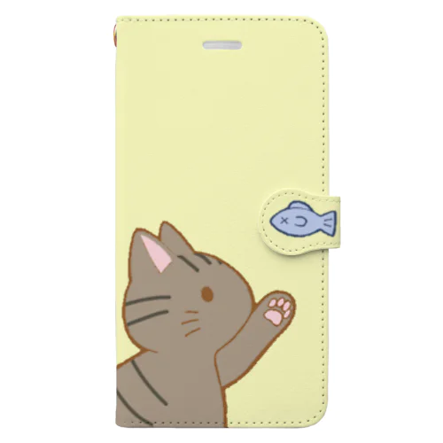 お魚にゃー　キジトラ Book-Style Smartphone Case