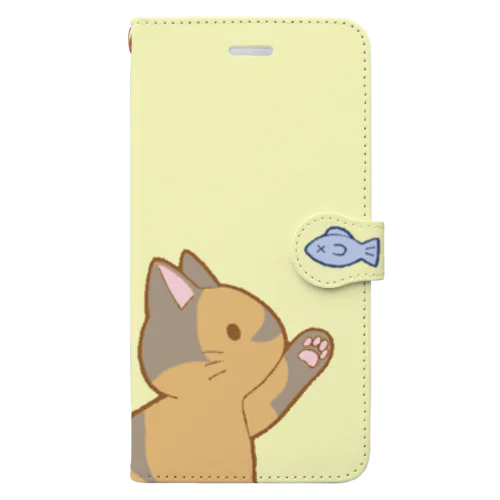 お魚にゃー　錆 Book-Style Smartphone Case