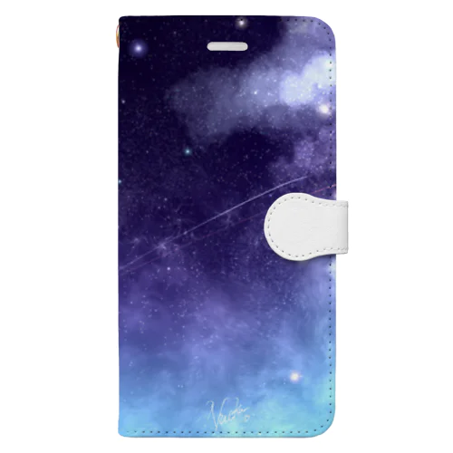 星.夜空(night sky・star) Book-Style Smartphone Case
