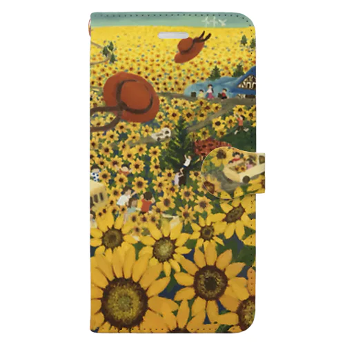 ある夏への情景 8月 Book-Style Smartphone Case