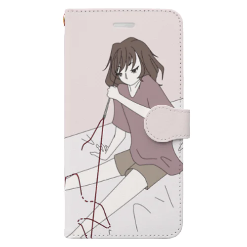 起きれません Book-Style Smartphone Case