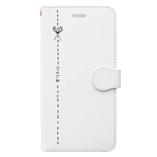 キリトリ線 Book-Style Smartphone Case