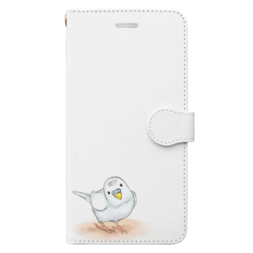 セキセイインコ　レティ【まめるりはことり】 Book-Style Smartphone Case