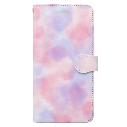 水彩みずもも Book-Style Smartphone Case