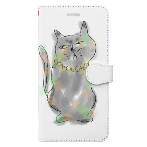 cat※necklace Book-Style Smartphone Case