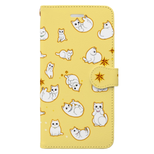 白猫スマホ Book-Style Smartphone Case