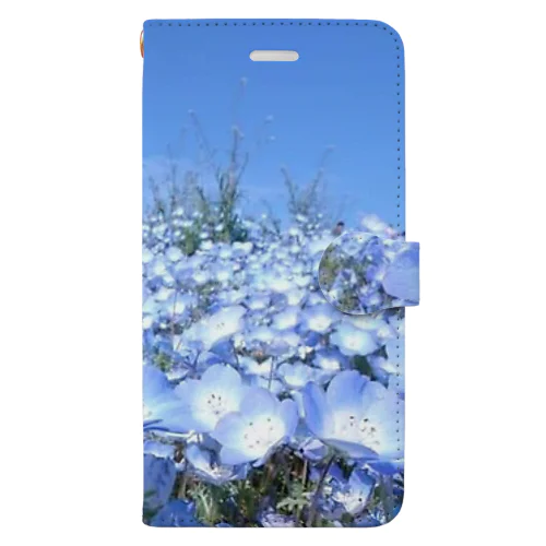 ネモフィラブルー💙 Book-Style Smartphone Case