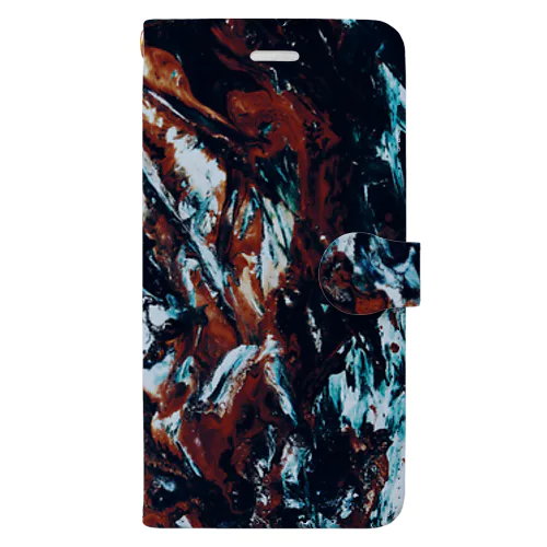 paint_01_landscape(dark tone) Book-Style Smartphone Case