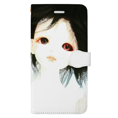 Red eyes neo Book-Style Smartphone Case