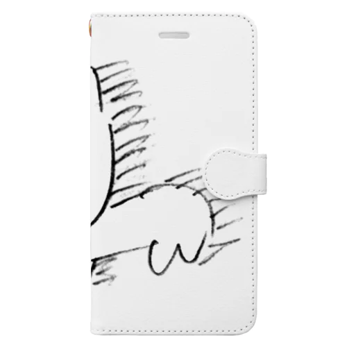 残像くん Book-Style Smartphone Case