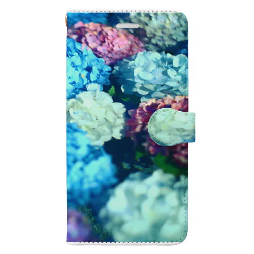 水と紫陽花 Book-Style Smartphone Case