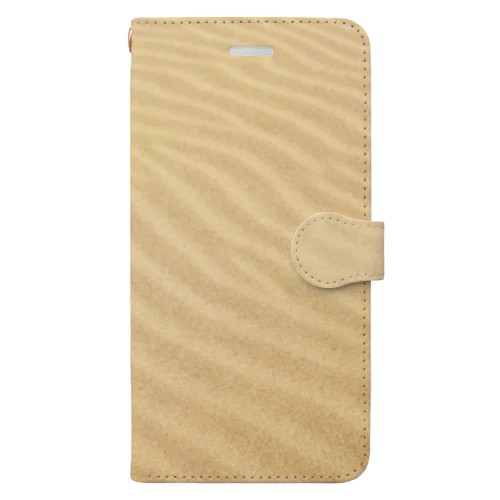 鳥取砂丘の砂紋 Book-Style Smartphone Case
