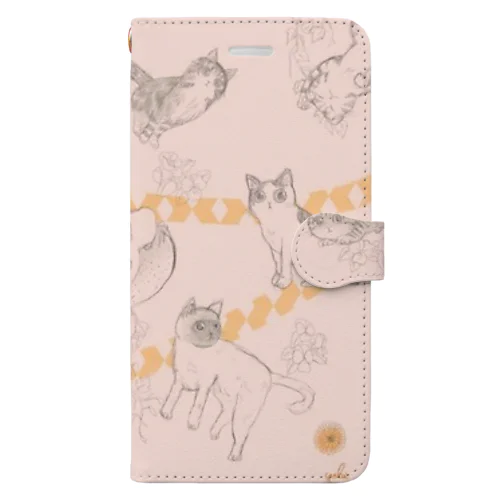 NEKO  沢山 Book-Style Smartphone Case