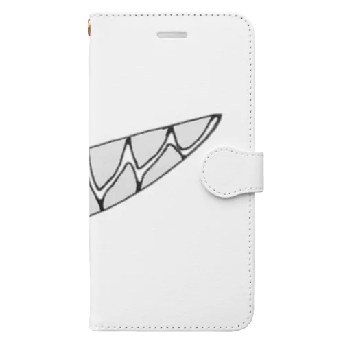 Yatamame ブランド -ギザ歯- Book-Style Smartphone Case