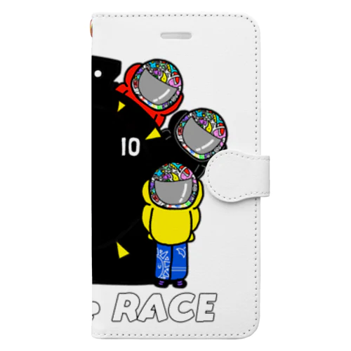 #ボートレーサーくん　大集合 Book-Style Smartphone Case