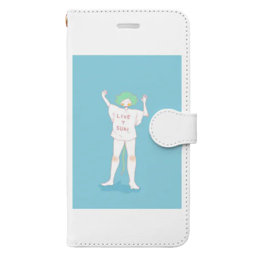 『LIVE T SUKI』ライブTのねこぱんちゃん Book-Style Smartphone Case