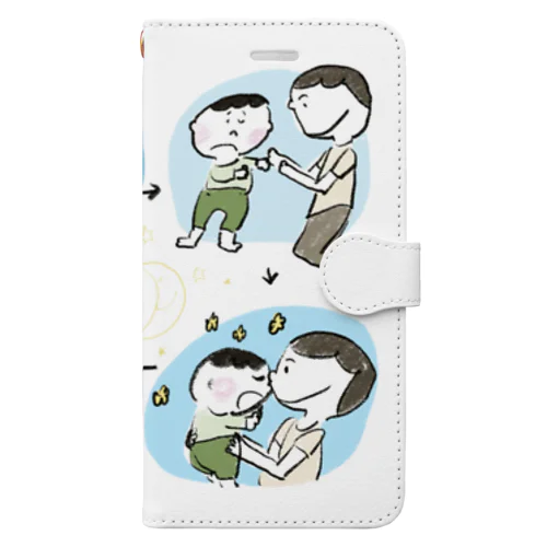 おねんねゆーくん Book-Style Smartphone Case