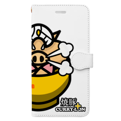 焼豚カレー丼 Book-Style Smartphone Case