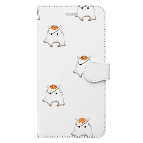 メンダコ(目玉焼き) Book-Style Smartphone Case