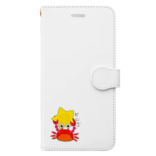 星座　かに座 Book-Style Smartphone Case