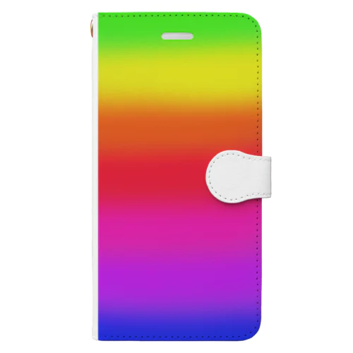 レインボー🌈 Book-Style Smartphone Case