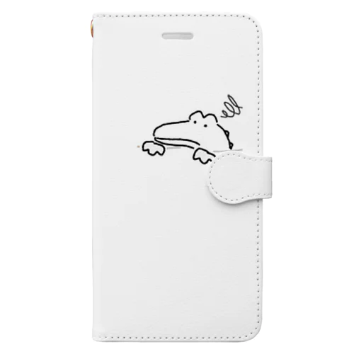 NOZOKUワニさん Book-Style Smartphone Case