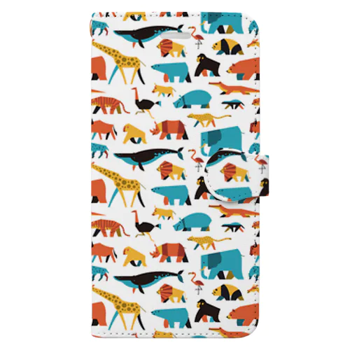 Walking animals Book-Style Smartphone Case