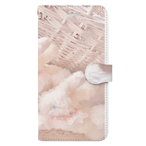 Cotton candy rabbit Book-Style Smartphone Case