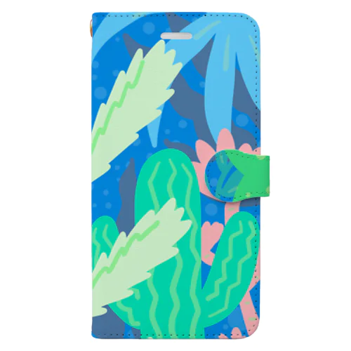 ユーフォルビア💚ホワイトゴースト Book-Style Smartphone Case