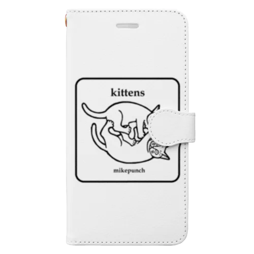 kittens あそぶ子猫さん Book-Style Smartphone Case