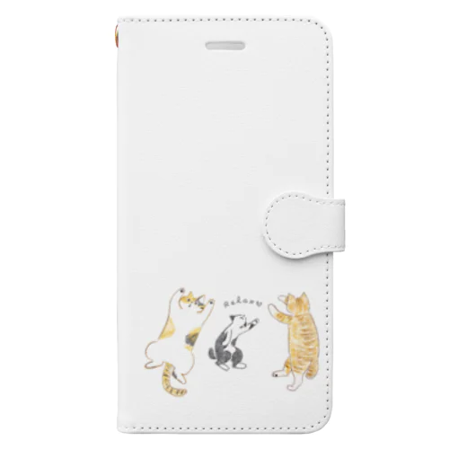 リラックスCATS. Book-Style Smartphone Case