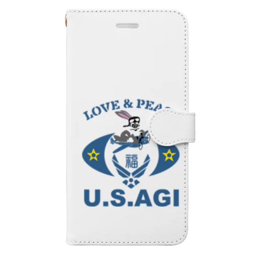 U.S.AGI(ウサギ) 手帳型スマホケース