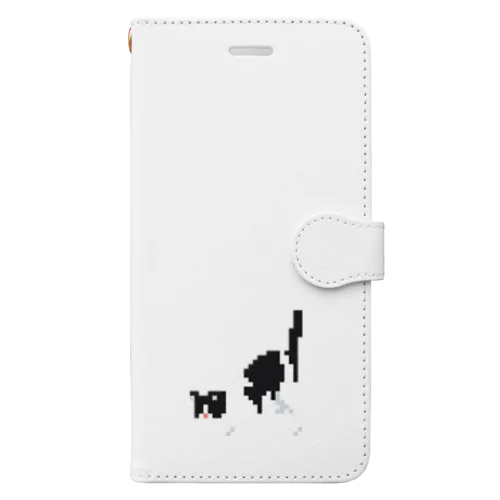 しりぽんねこ ２ Book-Style Smartphone Case