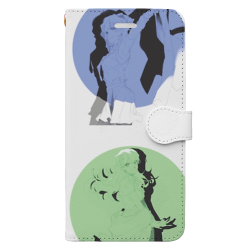 ラクレビックシルエットT Book-Style Smartphone Case