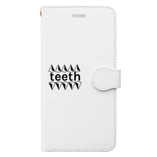 teeth 手帳型スマホケース