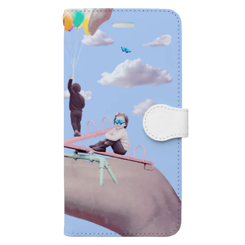 Marionette(blue) Book-Style Smartphone Case