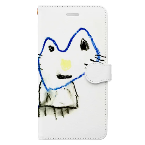 4歳児がかいたねこ Book-Style Smartphone Case