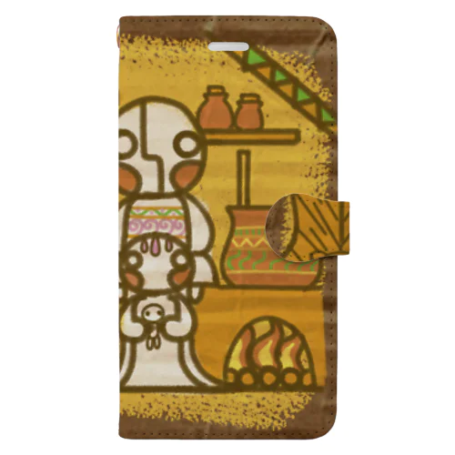 ダンボールコレクション「家族の絆」 Cardboardcollection"The Familly" Book-Style Smartphone Case