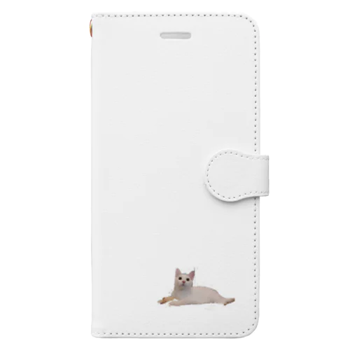 シロネコのホンジョ Book-Style Smartphone Case