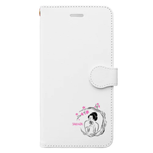 ウキヨエシーズン/初桜 Book-Style Smartphone Case