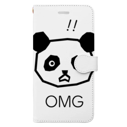 OMG-panda （オーマイガー！パンダ） 手帳型スマホケース
