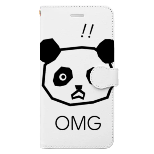 OMG-panda （オーマイガー！パンダ） Book-Style Smartphone Case