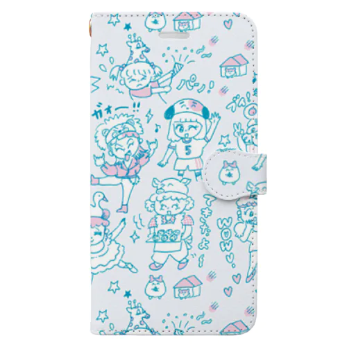 かぶりものガールズ（ファンシー） Book-Style Smartphone Case