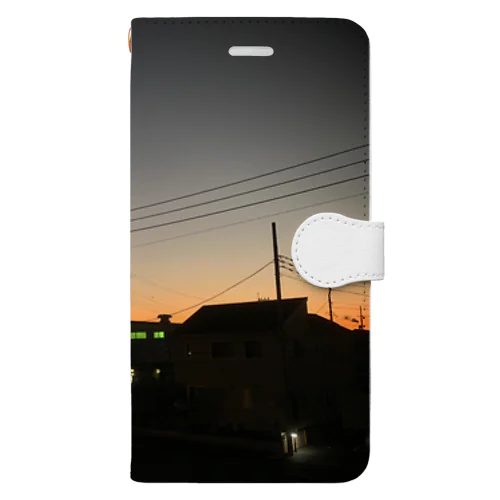 夕焼け Book-Style Smartphone Case