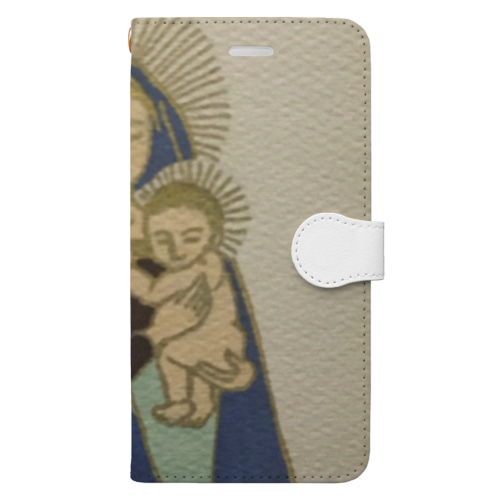 聖母子シリーズ Book-Style Smartphone Case