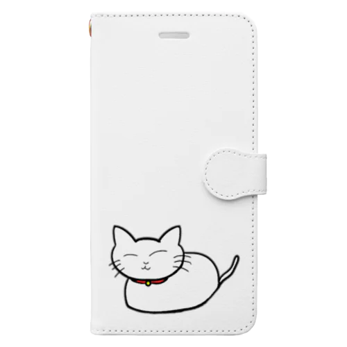 くつろいでる・・・ねこ 手帳型スマホケース