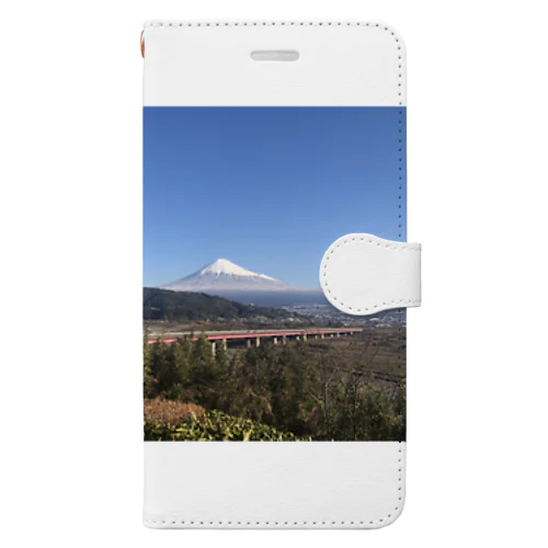 富士山グッズ 手帳型スマホケース