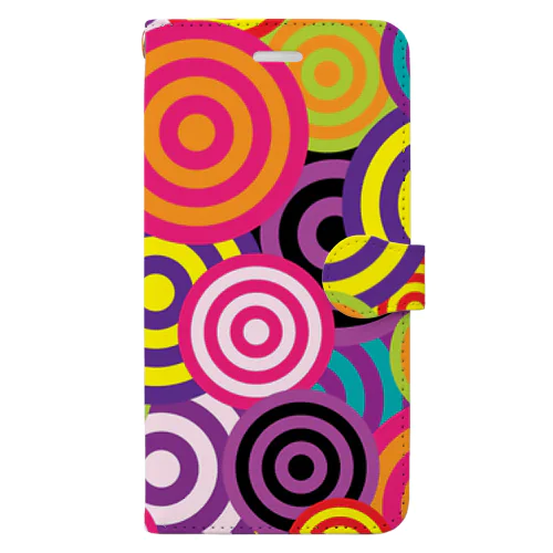 Retro Circle Book-Style Smartphone Case